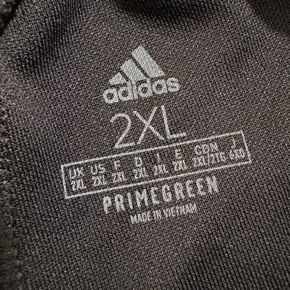 Adidas Mens Tiro Track Pants Black Primegreen 3-Stripe Athletic Joggers 2XL EUC